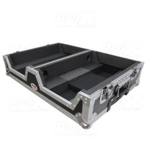 Single CD Player & 12" Mixer Case W/Low Profile Wheels and Retractable Handle - Image 11