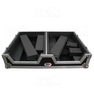 Single CD Player & 12" Mixer Case W/Low Profile Wheels and Retractable Handle - Image 14