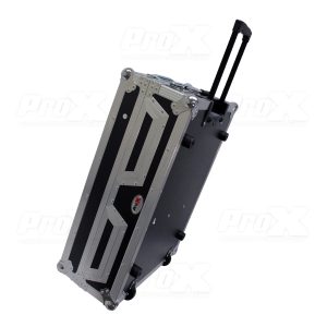 Single CD Player & 12" Mixer Case W/Low Profile Wheels and Retractable Handle - Image 18