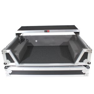 ProX Flight Case for Pioneer DDJ-1000 / SRT, DDJ-FLX6, and DDJ-SX3. Incl. 2U Rack Space Sliding Laptop Shelf Wheels LED Kit - Image 13