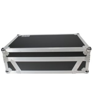 ATA Flight Case For Denon PRIME 4 DJ Controller with 2U Rack Space and Wheels - Image 8