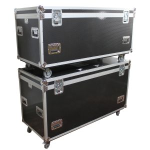 TruckPaX Heavy-Duty Truck Pack Utility Flight Case W-Divider and Tray Kit | W-4" Casters | 1/2 Inch Plywood | 24"X60"X36" - Image 7