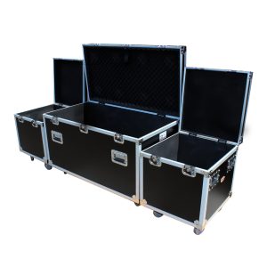 3 Case Package - Utility Storage ATA Style Road Cases 1 Large and 2 Half Size - Image 13