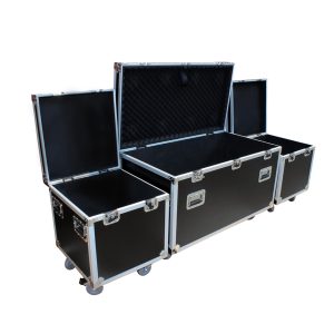 3 Case Package - Utility Storage ATA Style Road Cases 1 Large and 2 Half Size - Image 14