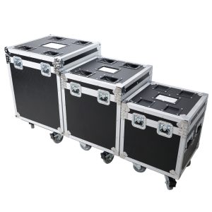 3 Case Package - Utility Storage ATA Style Road Cases 1 Large Size & 1 Medium Size 1 Small Size with wheels - Image 4