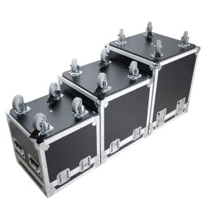 3 Case Package - Utility Storage ATA Style Road Cases 1 Large Size & 1 Medium Size 1 Small Size with wheels - Image 10