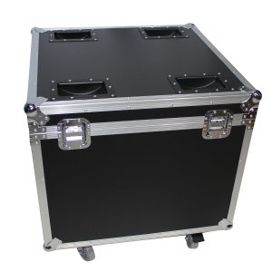 Heavy Duty Utility Trunk Case W-Caster Cups 4 4" Casters 29.5" x 29.5" x 29" - 8.75 Cu.Ft. - Image 5