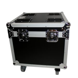 Heavy Duty Utility Cable Transport Flight Road Case with 4inch Casters Exterior 20" x 20" x 17" - Image 5