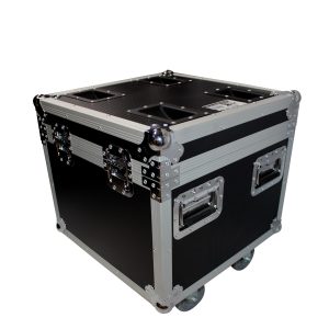Heavy Duty Utility Cable Transport Flight Road Case with 4inch Casters Exterior 20" x 20" x 17" - Image 6