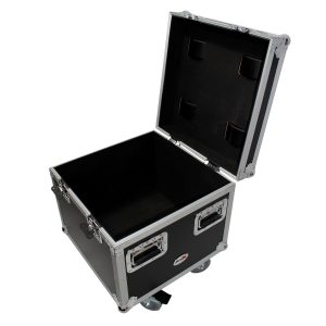 Heavy Duty Utility Cable Transport Flight Road Case with 4inch Casters Exterior 20" x 20" x 17" - Image 2