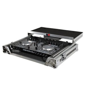 Universal Flight Case for Small to Medium Size DJ Controllers 20" W x 13" D and Sliding Laptop Shelf - Image 5