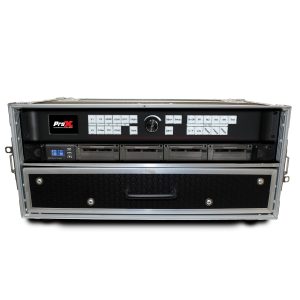 Flight Case ATA Style Rack Case 12 In. Deep 2U W-2U Drawer