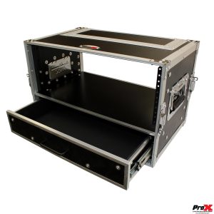 Flight Case ATA Style Rack Case 12 In. Deep 4U W-2U Drawer - Image 3
