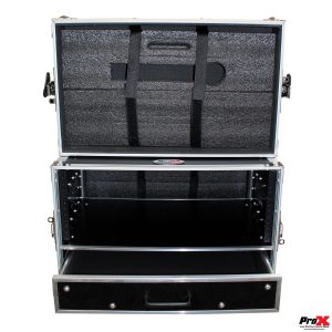 Flight Case ATA Style Rack Case 12 In. Deep 4U W-2U Drawer - Image 8