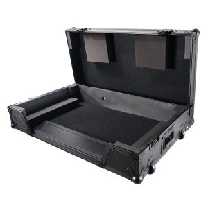 ATA Flight Case For Pioneer XDJ-XZ DJ Controller with 1U Rack Space and Wheels - Black - Image 11