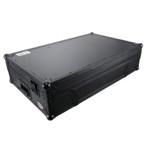 ATA Flight Case For Pioneer XDJ-XZ DJ Controller with 1U Rack Space and Wheels - Black - Image 12