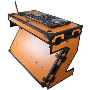 Z-Table Jr Folding DJ Table Mobile Workstation Flight Case Style