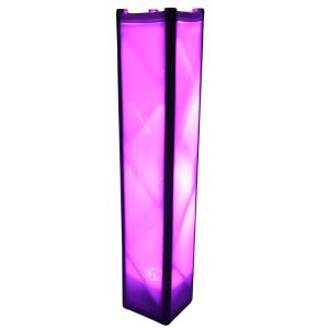 White 4.92ft 1.50 meter Lycra Cover Scrim Sleeve fits 12" Quad Box Truss Segment - Image 2