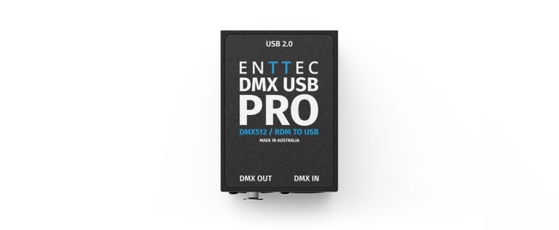 Front view of DMX USB Pro