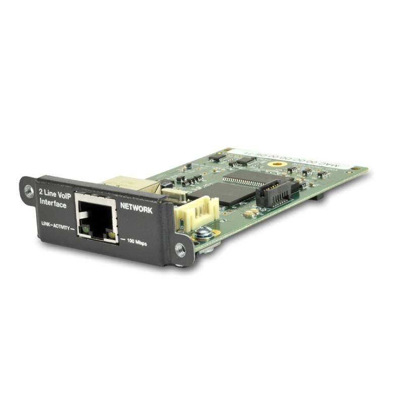 Main view of 2-Line VOIP interface card