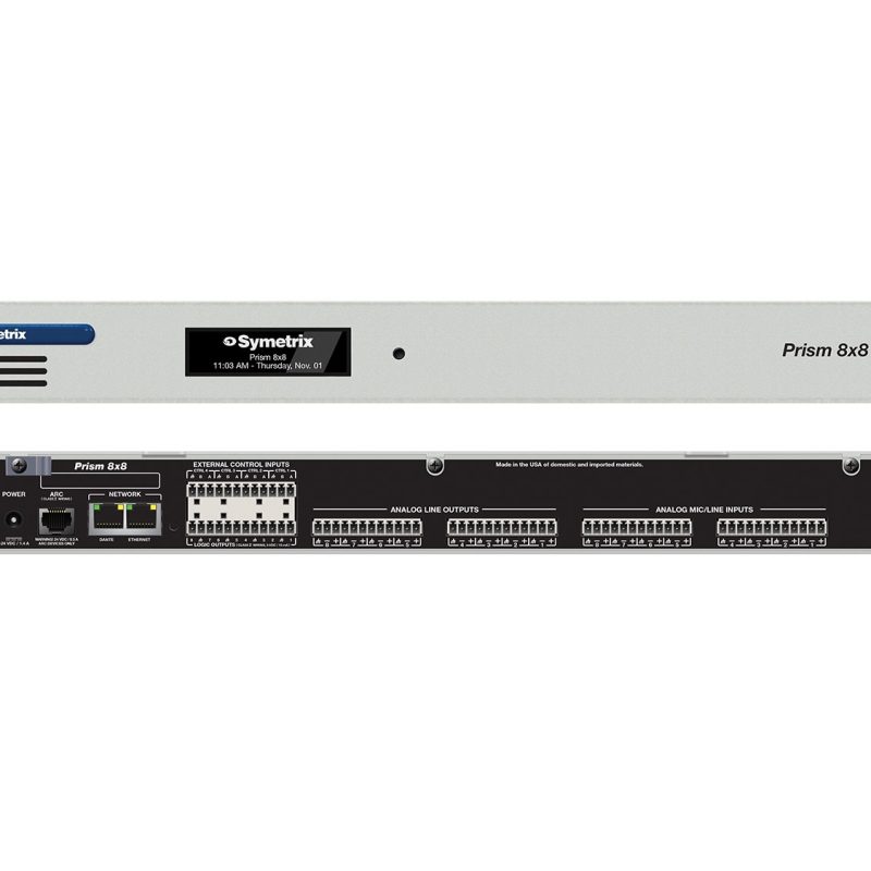 Main view of Digital Signal Processor with Dante