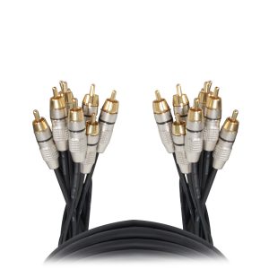 8-Channel RCA to RCA Cable | 10 FT
