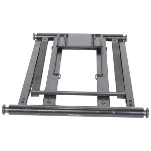 Foldable Universal Laptop Stand with Utility Tray Black Finish - Image 3