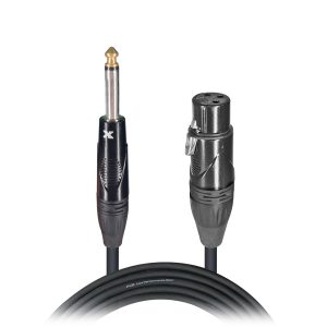 10 Ft. Unbalanced 1/4" TS to XLR3-F High Performance Audio Cable