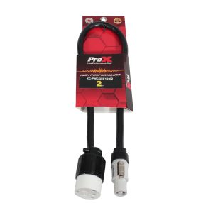 2 Ft. 12AWG Gray to 120 VAC NEMA15R Female Edison Power for Power Connection compatible devices - Image 4