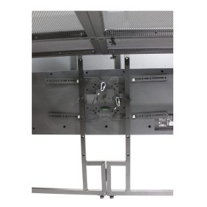 MESA MEDIA MK2 DJ Facade Table Workstation Includes TV Bracket Mount White & Black Scrims and Carry Bag - Image 22