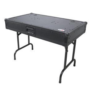 3FT Gig-Table Universal Fold Out DJ Booth 26" Floor Height | Black Finish