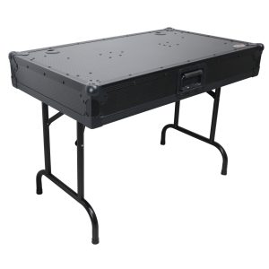 3FT Gig-Table Universal Fold Out DJ Booth 26" Floor Height | Black Finish - Image 3