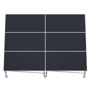 ProX StageQ 6-Stage Z-Frame Package 12Ft X 16Ft Total Platform Area Adjustable 3 to 5-feet Height - Image 3