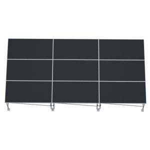 ProX StageQ 9-Stage Z-Frame Package 12Ft X 24Ft Total Platform Area Adjustable 3 to 5-feet Height - Image 4