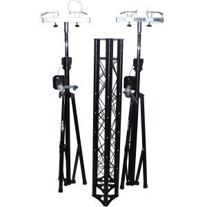Portable Crank Up System Lighting Triangle Truss System with 3x 57" Truss for 5ft 10ft 15ft Wide 10ft Height - Image 4