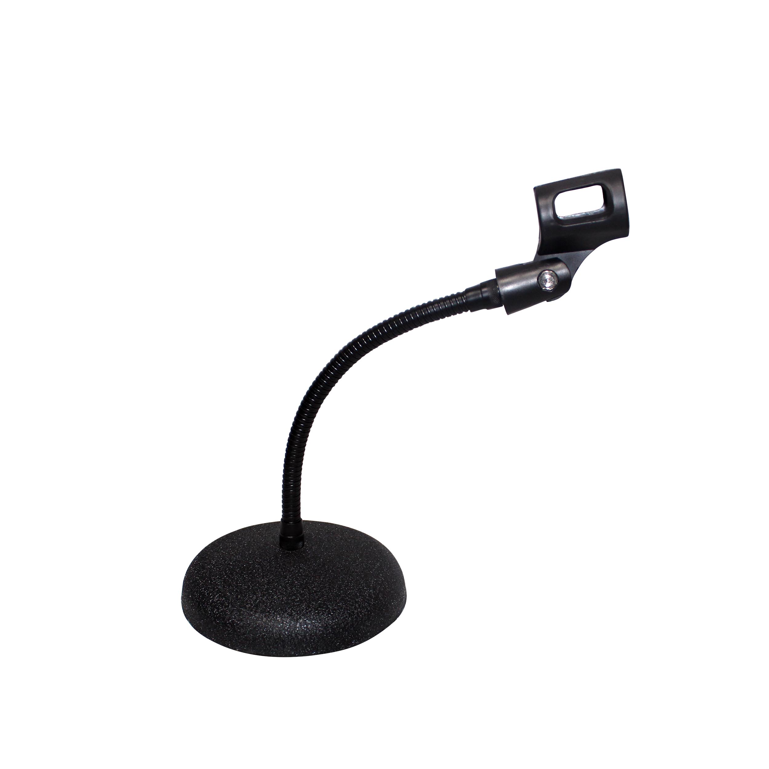 Gooseneck Desktop Microphone Stand With 6 Round Base - GTR Direct