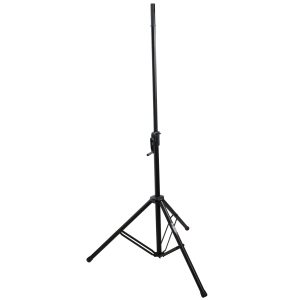 6' Ft Twin Pack Professional Telescoping Crank Up Speaker Stand Set with Carrying Bag Black Finish - Image 4