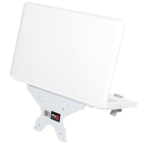 Universal Laptop Tray + VESA Monitor Mounting Bracket fits on Speaker Stand 1-3/8" Pole White - Image 15