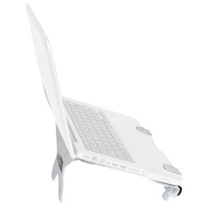 Universal Laptop Tray + VESA Monitor Mounting Bracket fits on Speaker Stand 1-3/8" Pole White - Image 16