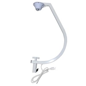 White 20" Mirror Ball Free-Standing Hook with 1 RPM Motor