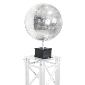 MOTOS Universal Upright Mirror Ball Oscillating 1RPM Motor - Mounts up to 30" Mirror Balls Black Finish - Image 6
