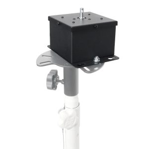 MOTOS Universal Upright Mirror Ball Oscillating 1RPM Motor - Mounts up to 30" Mirror Balls Black Finish - Image 4