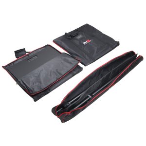 POLARIS Portable Speaker and Lighting Dual Stand Kit with Base Plate, Adjustable Pole, and Carry Bags - Black Finish - Image 6