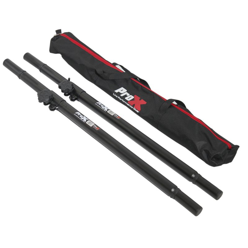 Set of 2 | Speaker Pole Mounts Adjustable 32"- 63" | With Bag