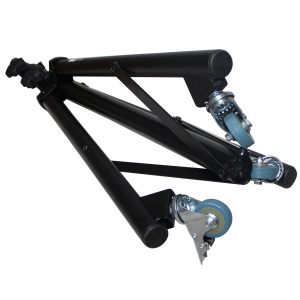 Adjustable Speaker Lighting Tripod Stand with Casters - Image 3