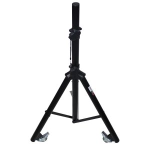 Adjustable Speaker Lighting Tripod Stand with Casters - Image 4