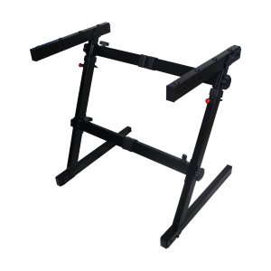 Heavy Duty Z-Stand Keyboard/Case Stand with Adjustable Width and Height
