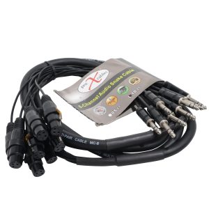 8-Channel XLR3-F to 1/4" TRS Balanced Snake | 10FT - Image 2