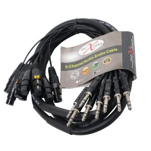 8-Channel XLR3-F to 1/4" TRS Balanced Snake | 10FT - Image 4