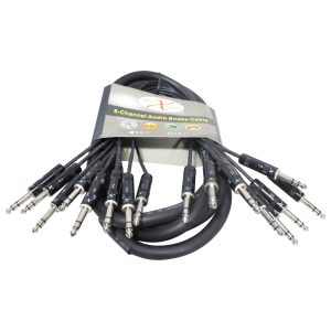 10 Ft. 8-Channel TRS-M to TRS-M Balanced Snake Cable - Image 4